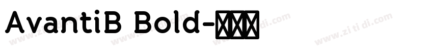 AvantiB Bold字体转换 AvantiB Bold字体转换